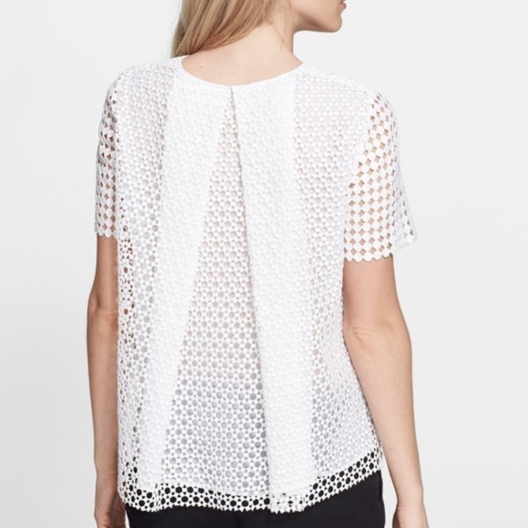 Tory Burch 'Crescent' Guipure Lace Blouse 4 - Picture 2 of 5